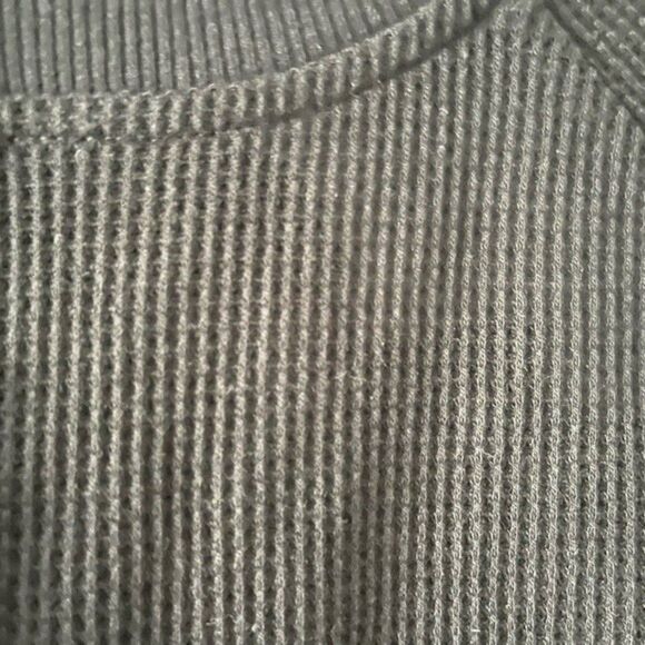 Good American NWT Waffle Thermal Crop Size 5 (2XL) Long Sleeve Tee - Picture 14 of 15